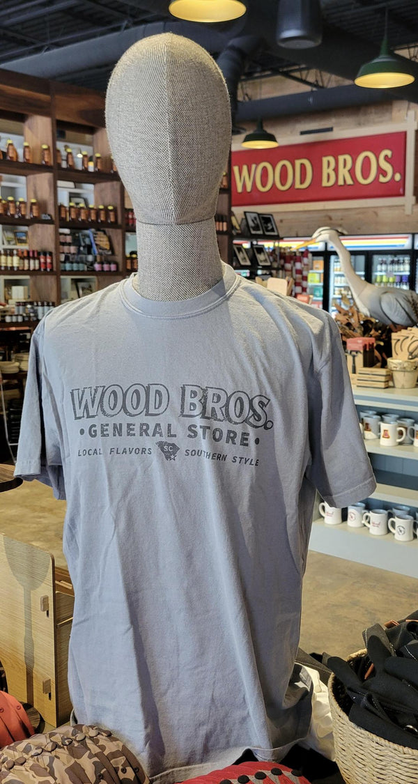 SHIRT GRAY WITH BLACK LOGO