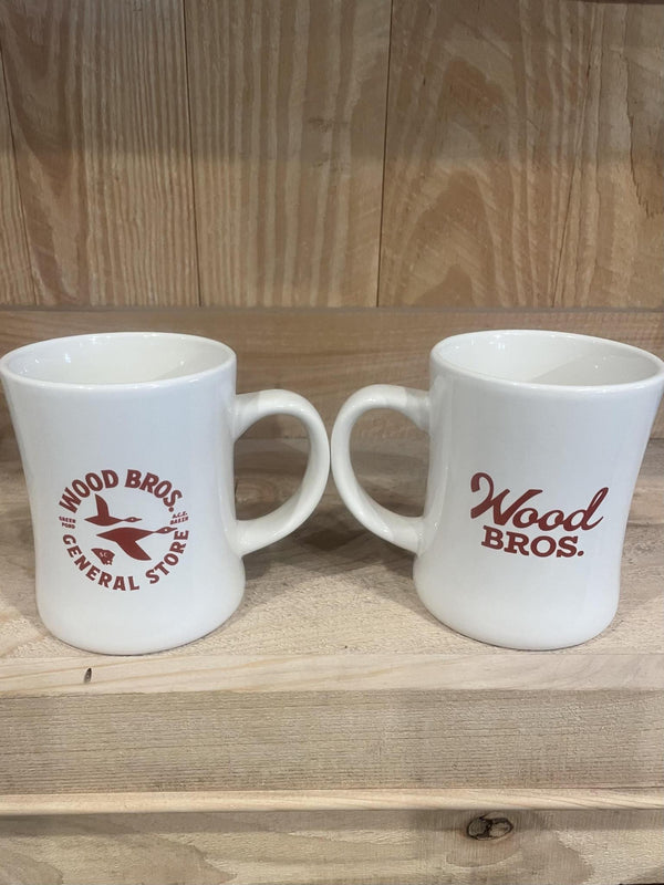 MUG DINER 14 OZ RED LETTERS