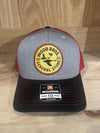 HAT GRAY YELLOW ROUND PATCH