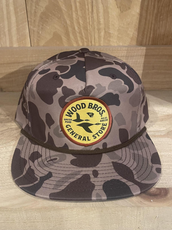 HAT CAMO YELLOW ROUND PATCH